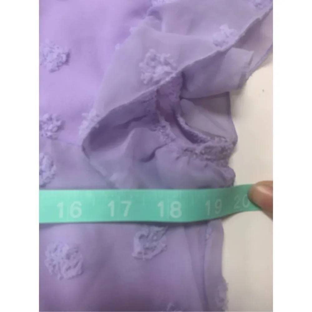 Lavender Babydoll Blouse - Picture 7 of 8